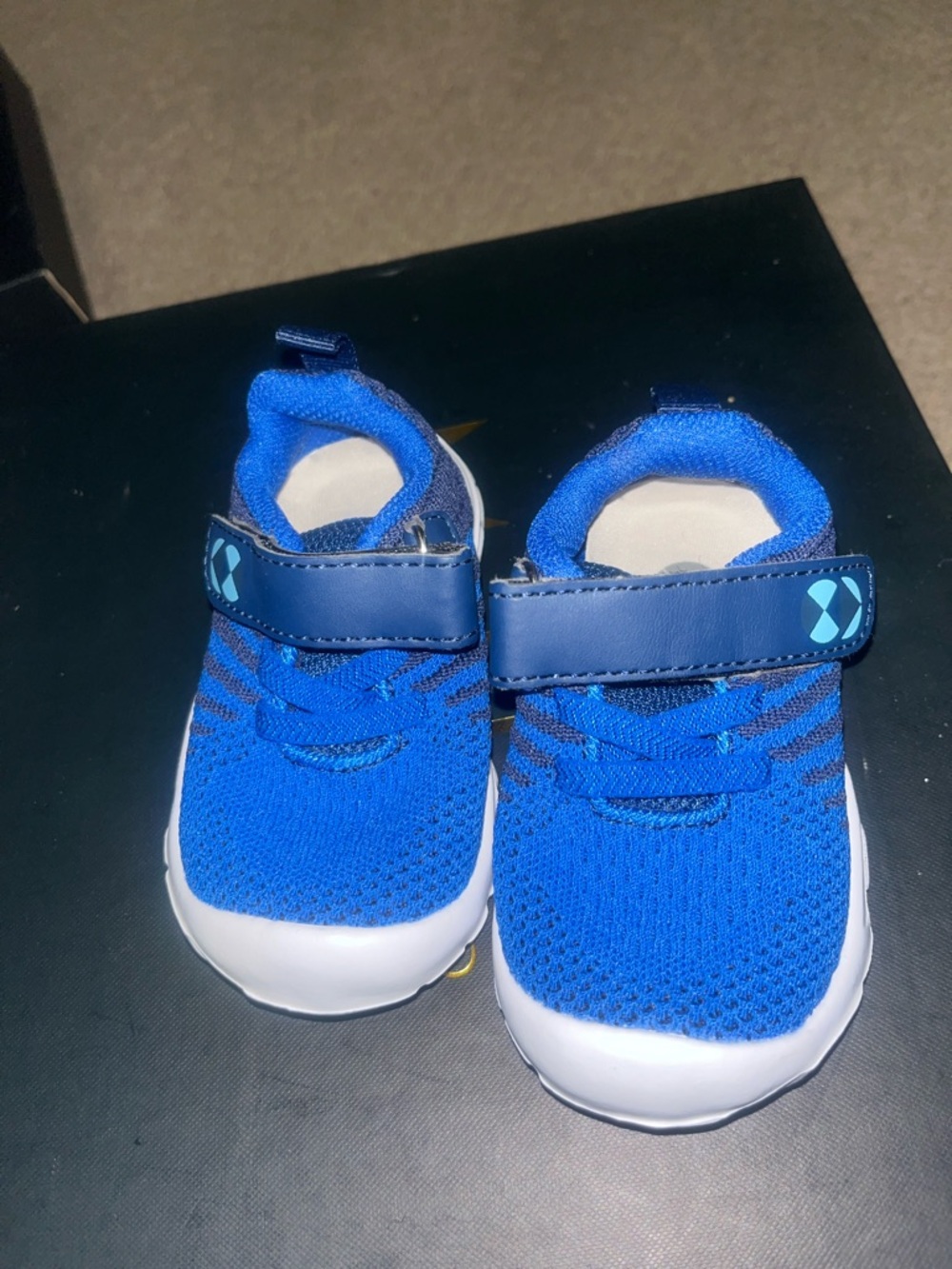 Skechers Royal Blue Knit Toddler Hook-and-Loop Sneakers